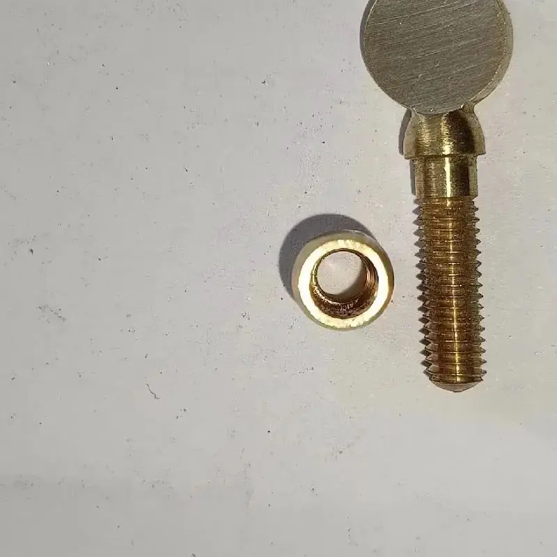 10pcs Flute clarinet clamp screw  Semi-finished products of brass before nickel plating Hot sale