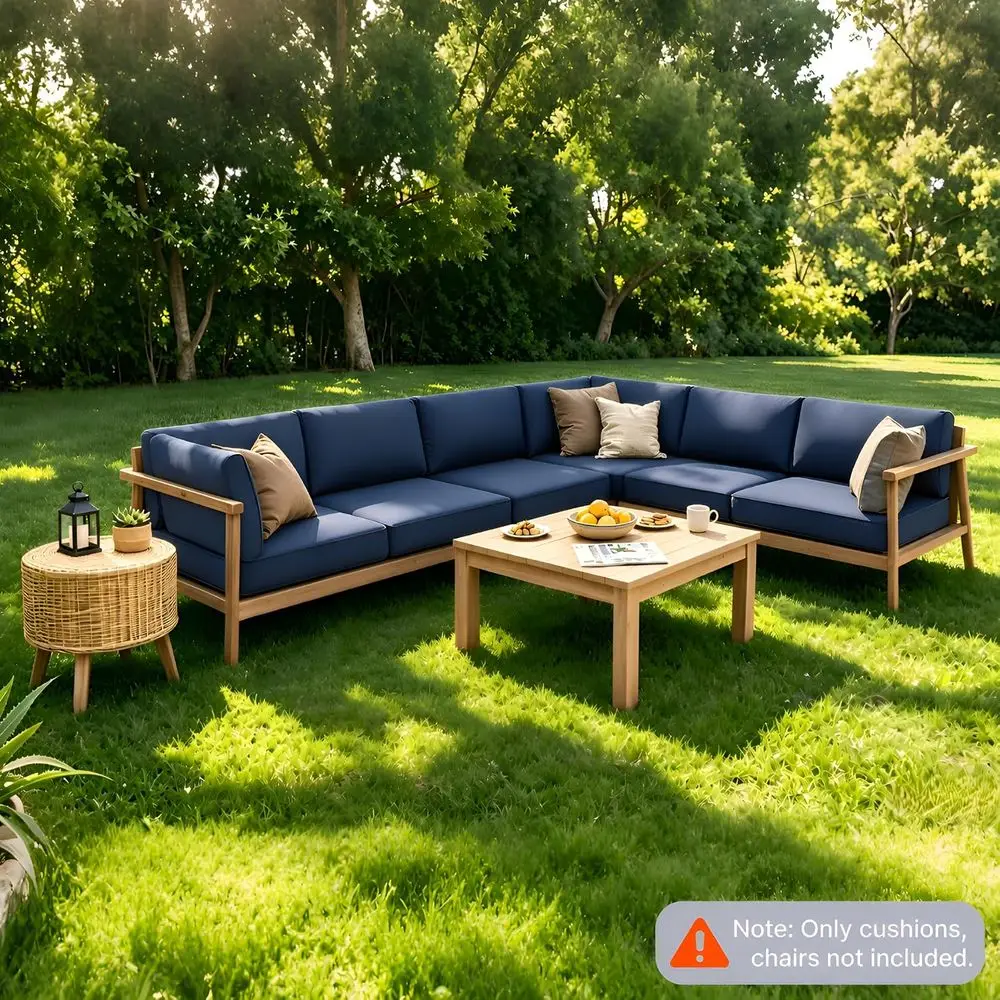 14-Piece Outdoor Cushions or Patio urniture, 25.6
