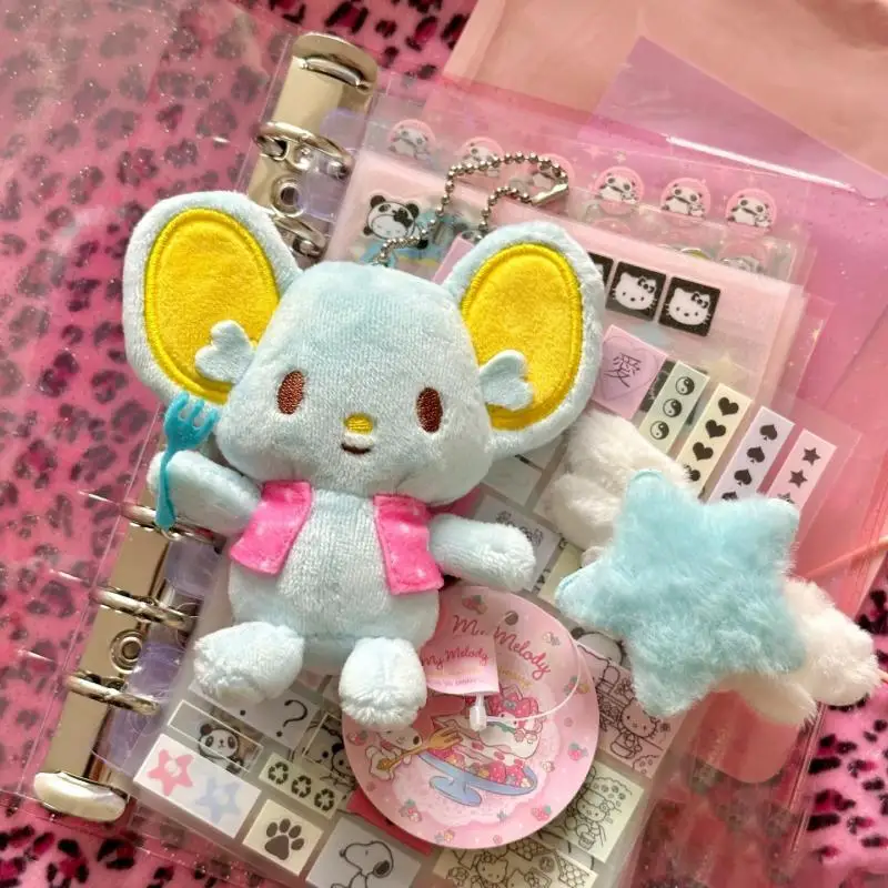Kawai Frando Mouse Plush Keychain My Melody Good Friend Plush Toys Cute Pendant Ornaments Give Small Gifts