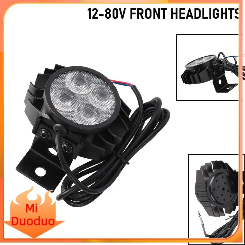 Faróis de 12-80V para Patinete Elétrico: Iluminação de Alta Luminosidade para Condução Segura à Noite
