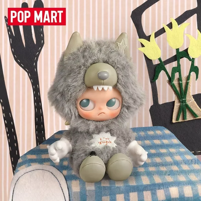 

POPMART ZSIGA I'm Zsiga Series Blind Box Cute Vinyl Plush Pendant Decorative Collectible Toy For Collectors Festival Mystery Box
