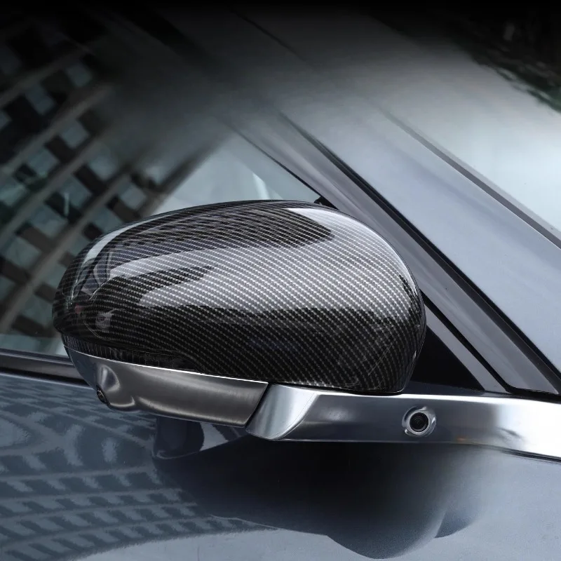 

For LEAPMOTOR C11 2026 Rearview mirror protective cover carbon fiber pattern reverse mirror rain eyebrow modification supplies