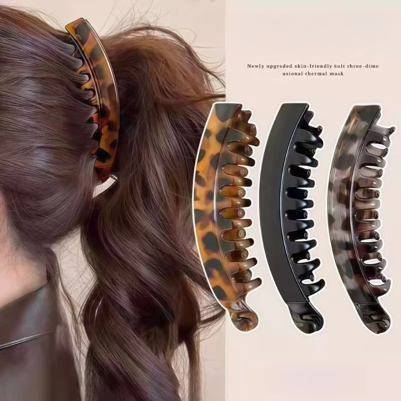 1~4 piezas de pinzas para el pelo con forma de pez, diseño de concha de tortuga, para mujer, horquillas, pinzas para coleta, accesorios para el cabello