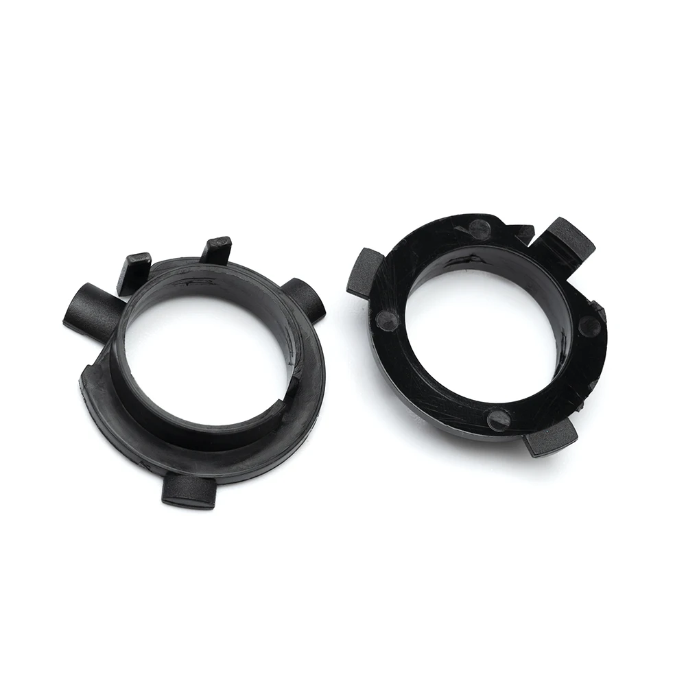 2PCS H7 LED Headlight Retainer Bulb Base Headlamp Socket Adapter for Hyundai Santa Fe i30 i40 Kona Kia Ceed Optima Sportage