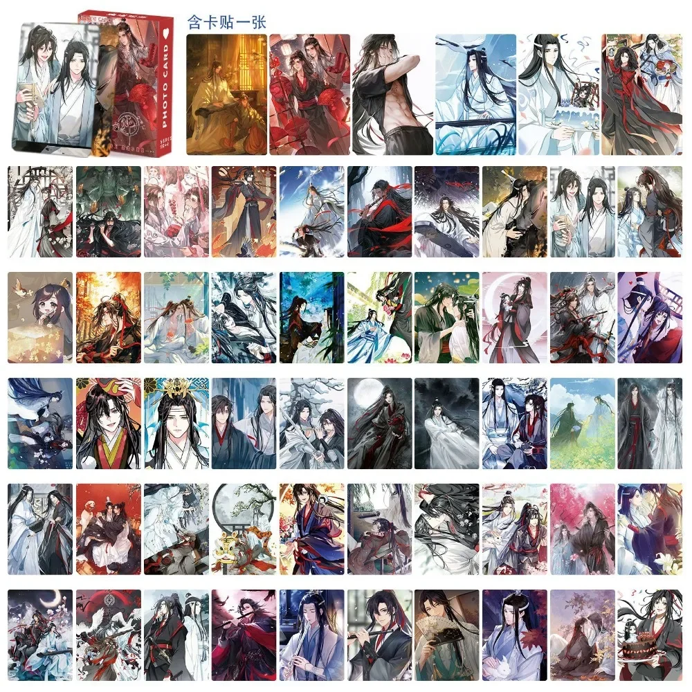 Imagem -03 - Céu Bênção Cartão Lomo mo Dao zu Shi Laser Tian Guan ci fu Xie Lian Hua Cheng hd Photocard Presente da Coleção de Fãs 55 Pcs