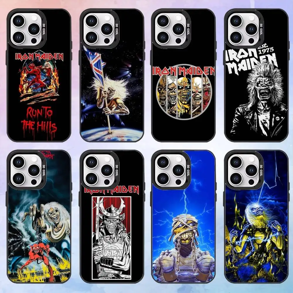 

R-Run-To-The-H-Hills-Iron-M-MaidenES Phone Case For iPhone17,16,15,14,13,12,11 Plus,Pro Max Black Candy Matte Shockproof Cover