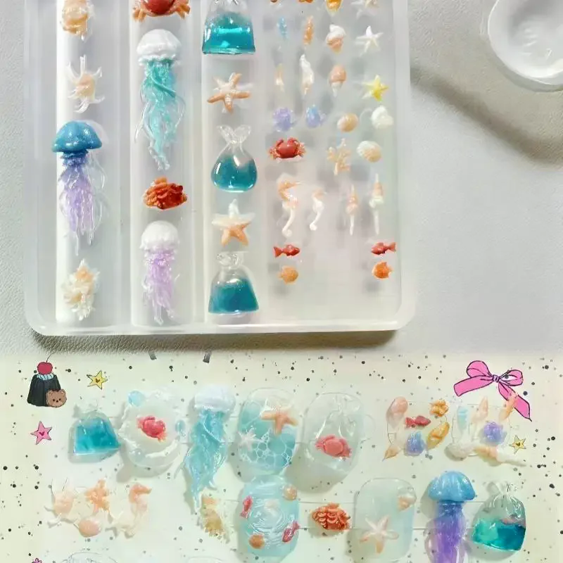 3D-Ozean-Serie Silikonformen f – Art Craft Jellyfish Bewertung und Preis