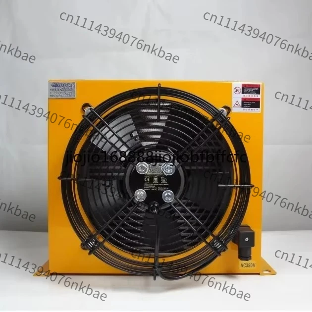 Hydraulic Air Cooler AH1012T-CA, Air-Cooled Oil Radiator 100L/min, DC 12V/24V AC 220V/380V Fuel Tank Cooling Cooler