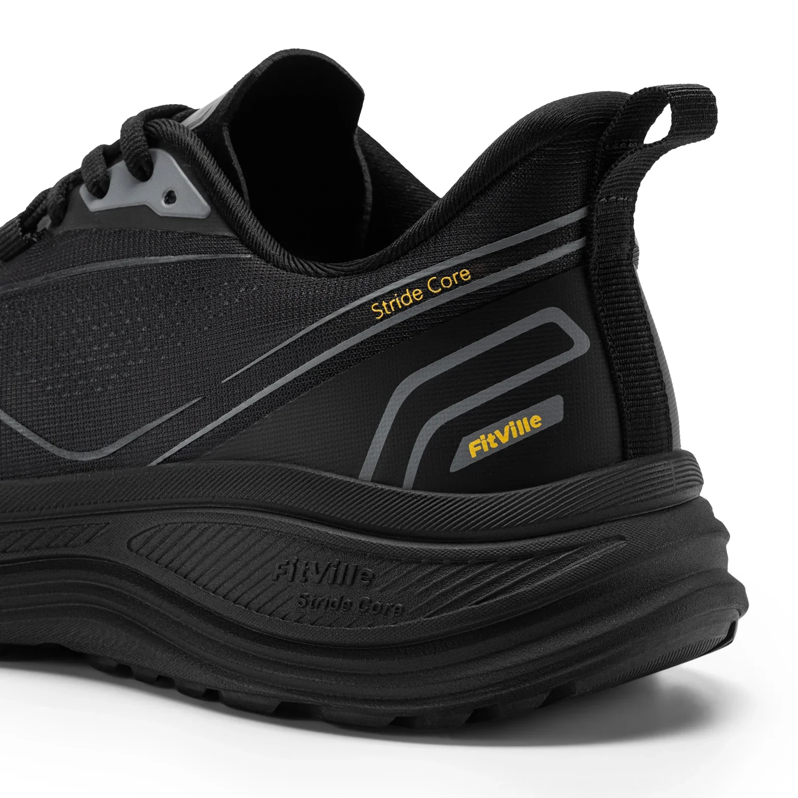 FitVille Herren-Sportsneaker mit breiter Zehenpolsterung, atmungsaktive Freizeitschuhe zum Gehen und Laufen, bequeme Jogging-Schuhe für Männer. – Detail 15