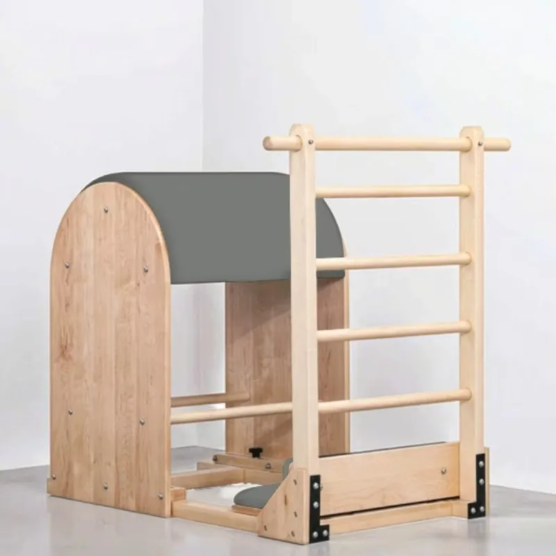 YTYIN جودة عالية خشب القيقب سلم برميل لينة الجلود الإسفنج مبطن بيلاتيس المعدات المصلح لاستخدام الاستوديو