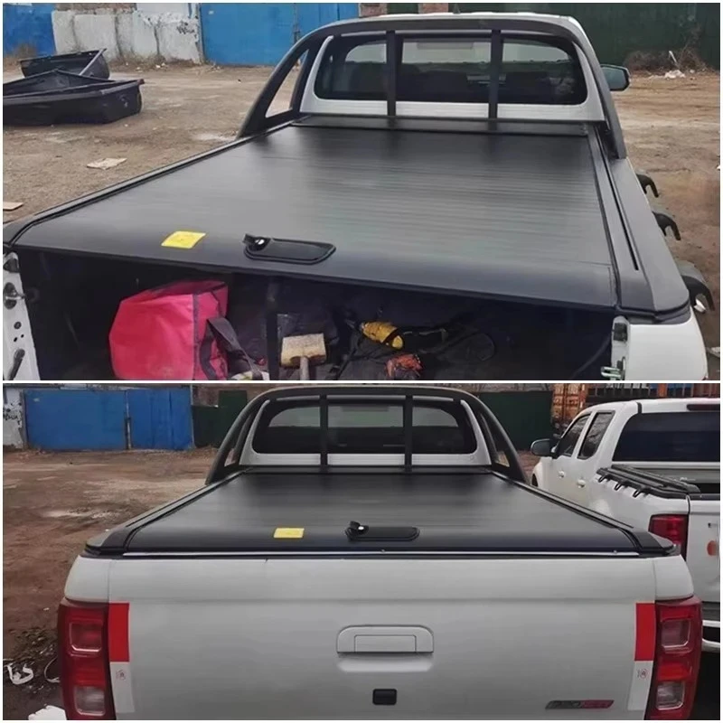 Car Parts Roller Lid Up Pick Up Truck Aluminium Alloy Tonneau Cover For JAC T8 2018+