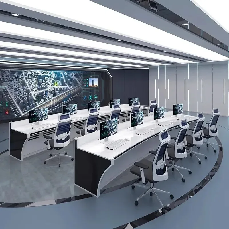 Cold Rolled Steel Command Center Console Technology Sense Monitoring Simple Console Workbench
