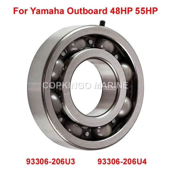 Boat Ball Bearing For Yamaha Outboard 2T 48HP 55HP Crankshaft 697 series 93306-206U4