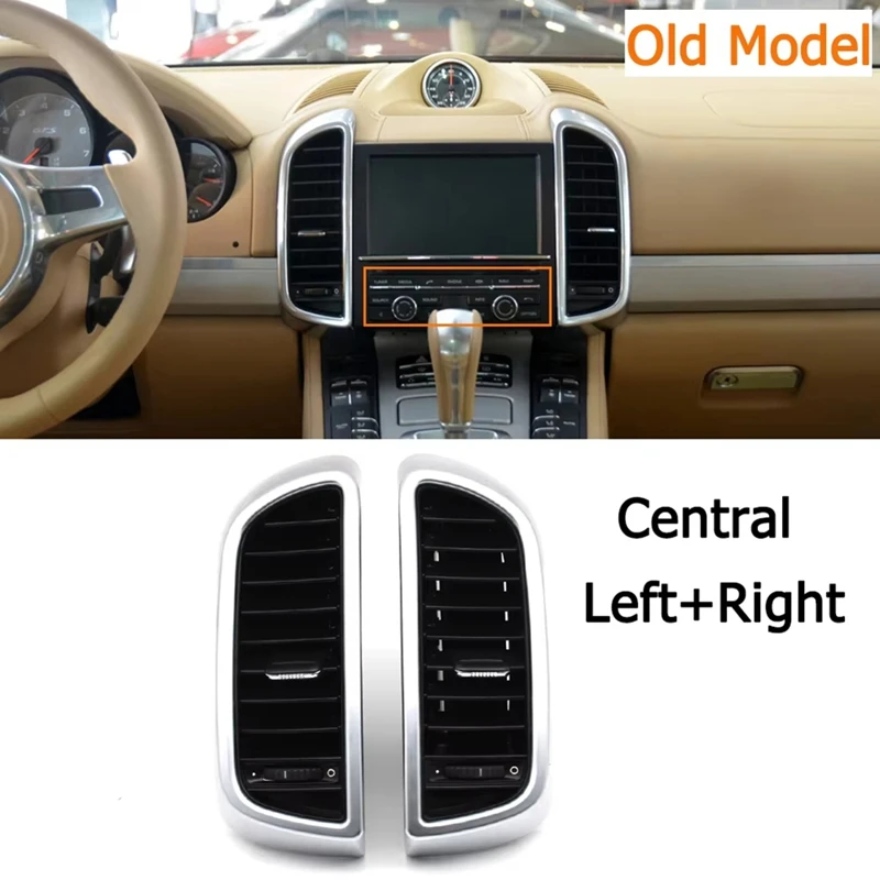 Super Sale Dashboard Air Conditioning Outlet AC Vent Grille for Porsche Cayenne 2010-2017 Central Right 7P5819728E