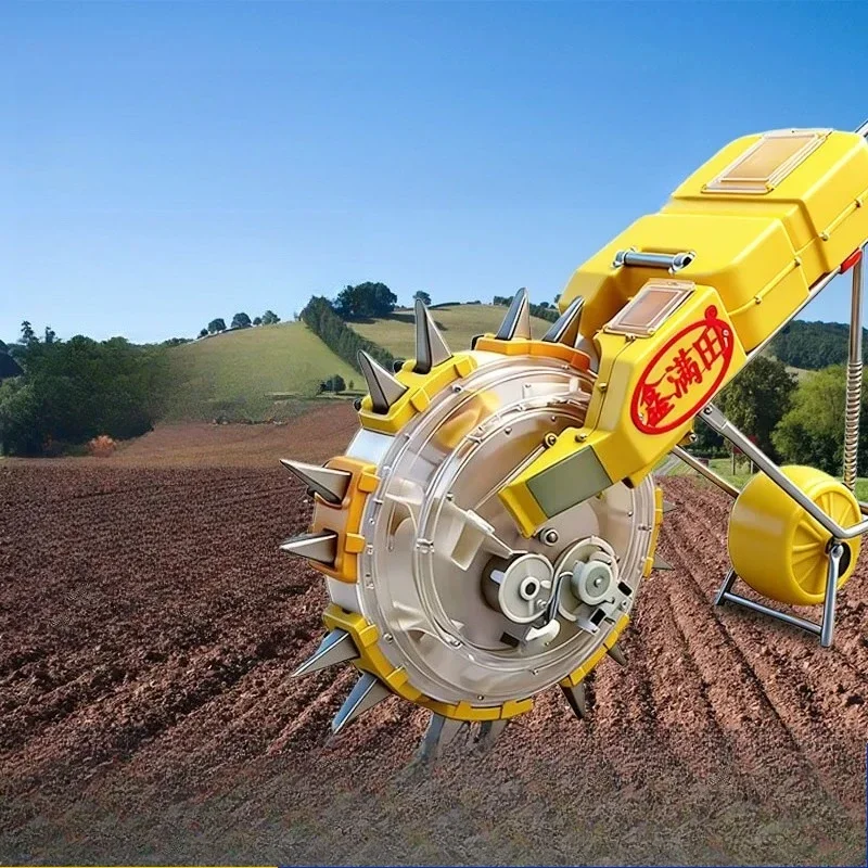 Manual Push-Type Corn Seeder Planter for Planting Cotton, Soybean, Pea, Corn, Sorghum, Multifunctional Fertilizer