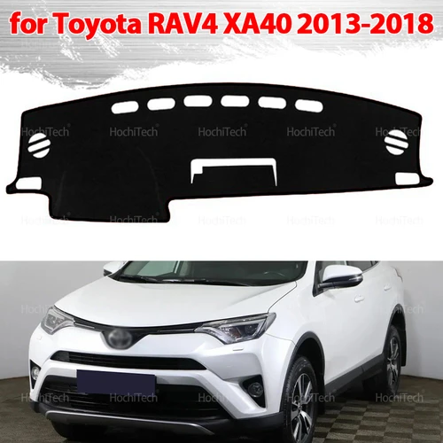 Cubierta de tablero para Toyota RAV4 XA40 2013 2014 2015 2016 2017 2018, almohadilla antideslizante, cojín parasol, protector solar, accesorios antideslizantes