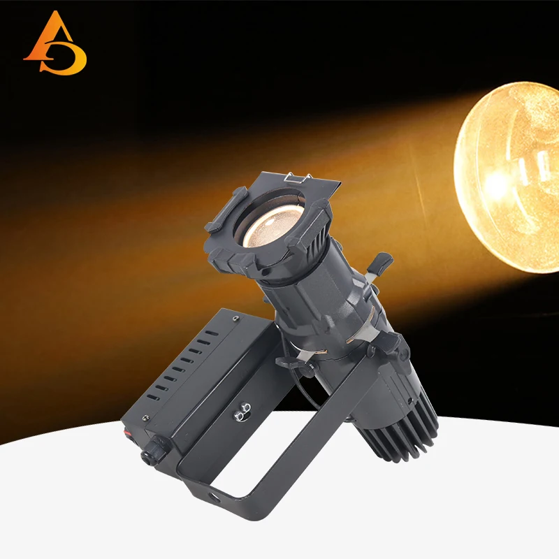 20w MINI Profile Spot Light  Lipsoidal Zoom Imaging Lamp WW/CW 2In1 DMX For Theater Auto Show Stage Lighting