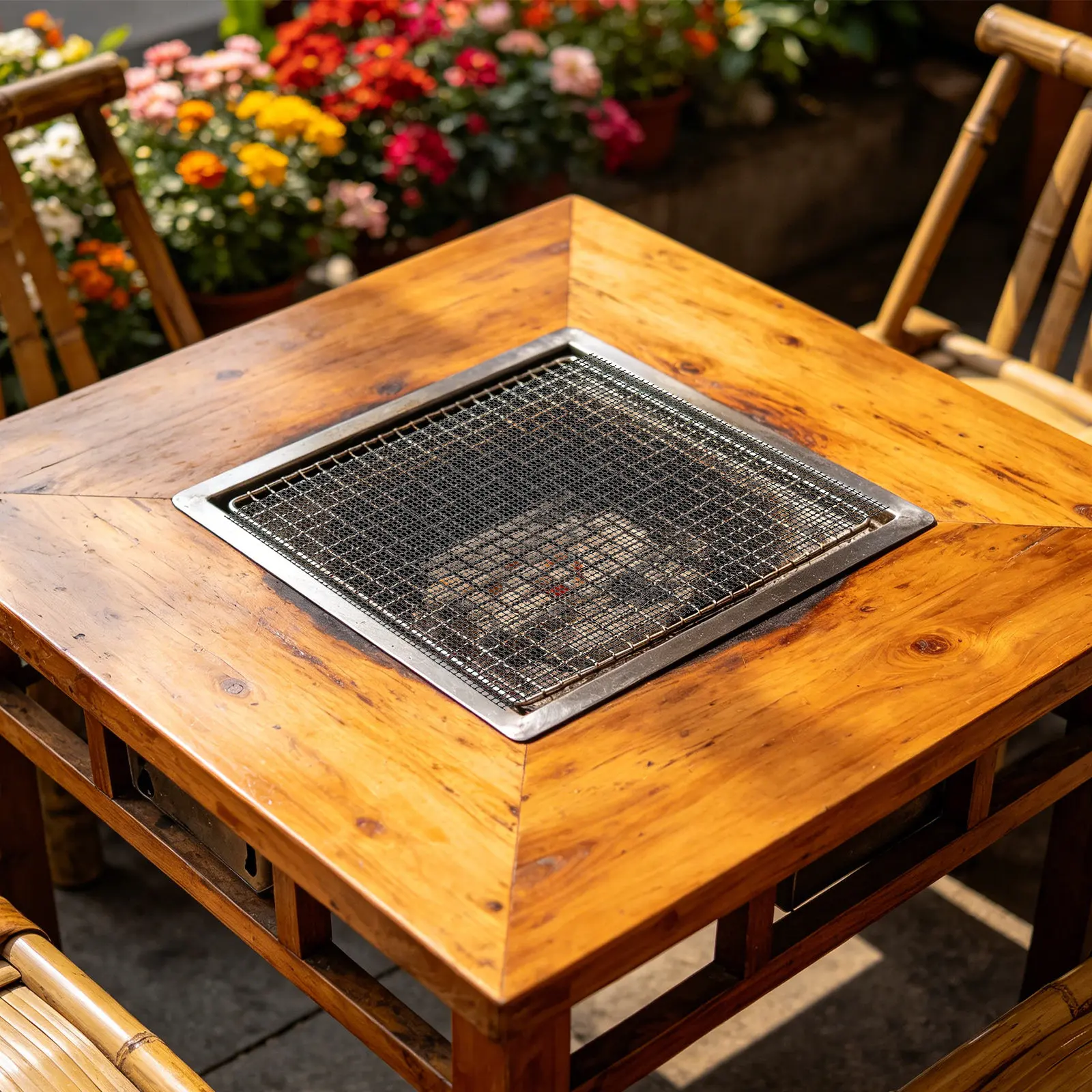 Outdoor Gas Stove - Esterilla de malla antiadherente para barbacoa,
