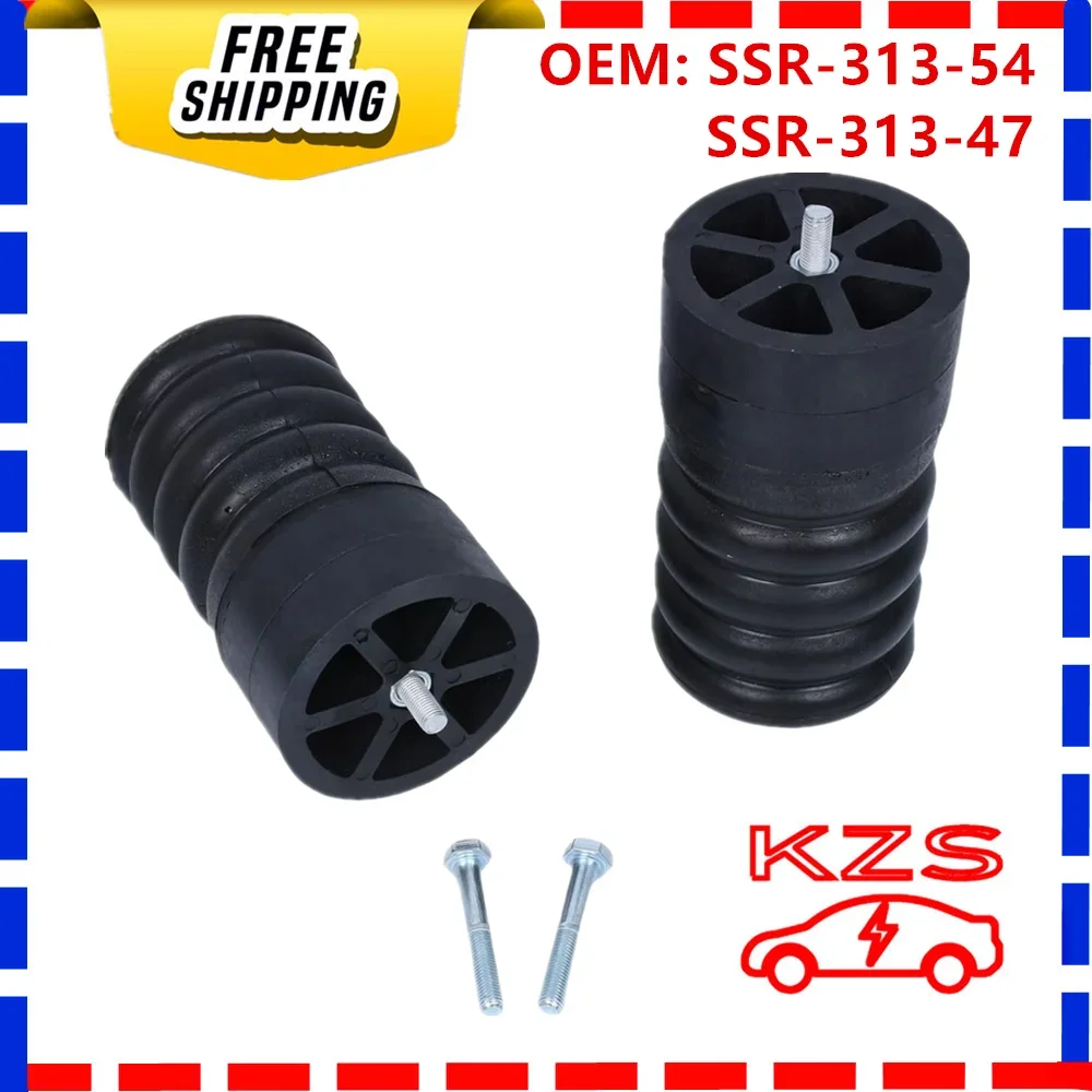 

1/2 Pcs New SSR-313-54 Rear Air Helper Spring for Dodge RAM ProMaster 1500 2500 3500 2014-2023 Black Replace SSR-313-47