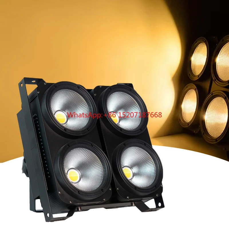 

4*100W 4 Eyes Warm Cool White Peaky Blinder Audience COB LED Par Light for Theater Studio Show