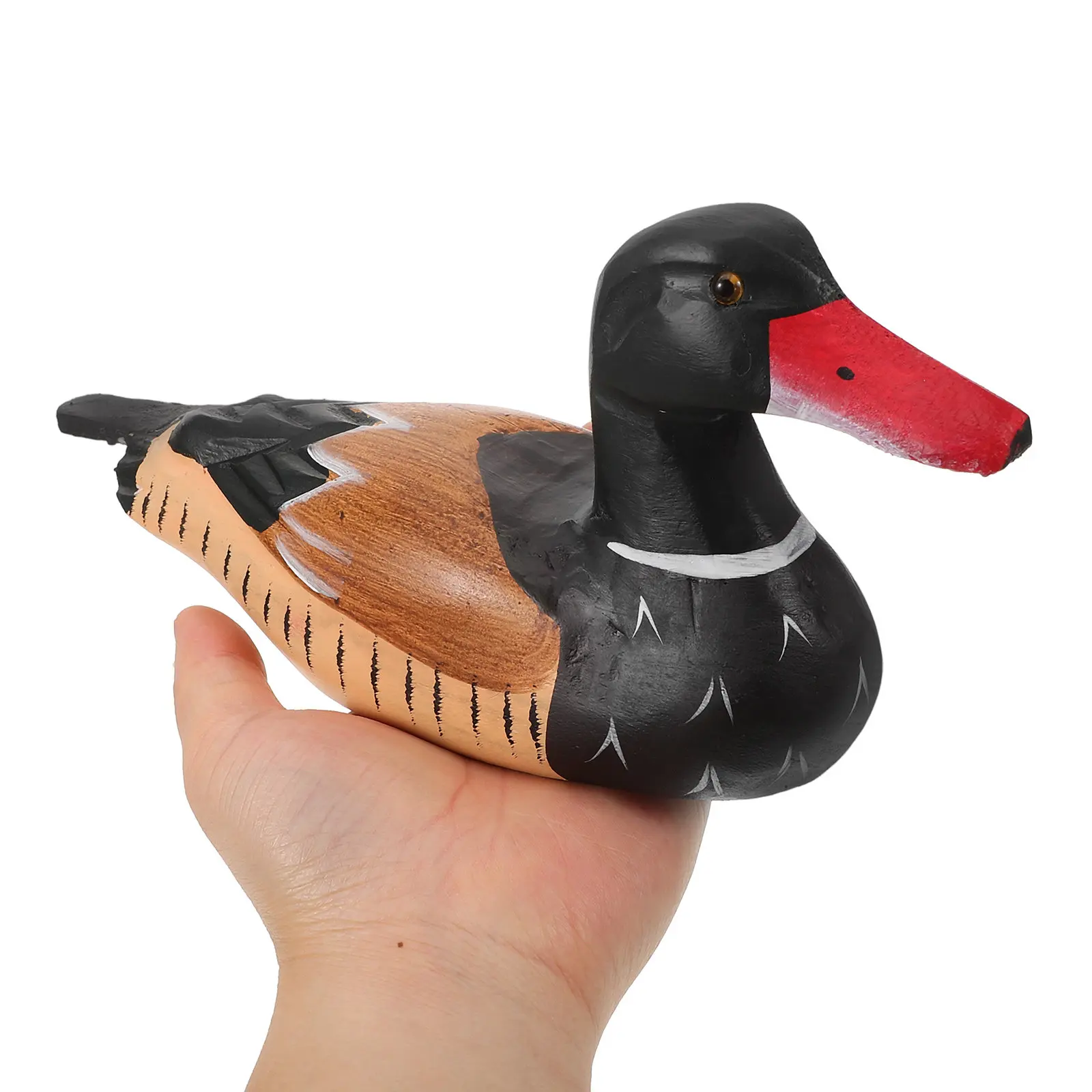 

2 шт. деревянных уток-мандаринок, расписанных вручную, декоративная скульптура, свадебный подарок, украшение для дома и стола, креативные утки, предметы декоративно-прикладного искусства