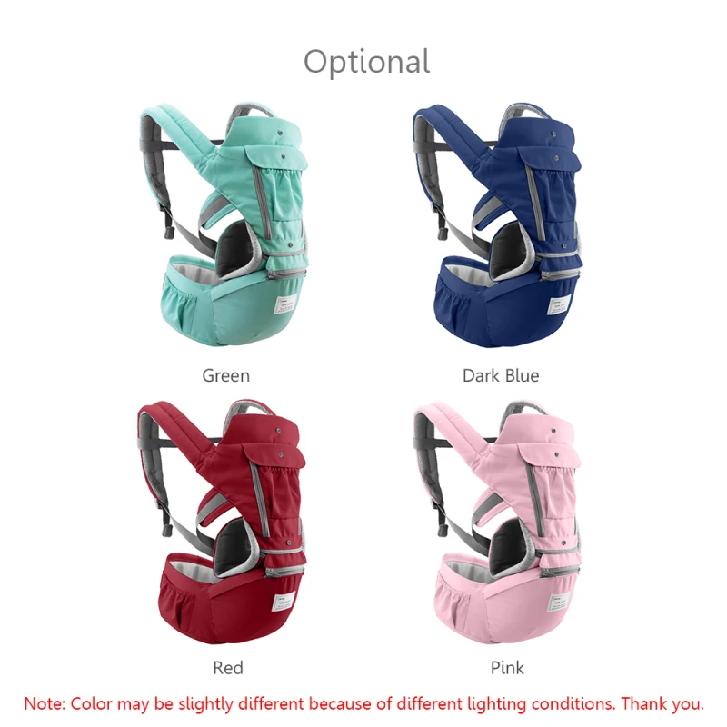 Baby Carrier with Hip Seat Multifunctional Ergonomic Baby Safety Carriers Waist Stool for 0-36 Months Babies Infants Toddlers