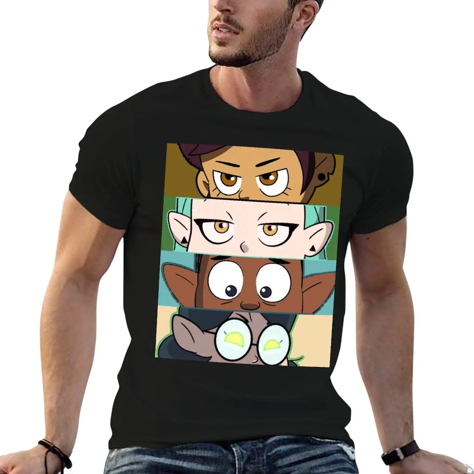 Owl House Luz, Amity, Willow, Gus T-Shirt croswit shirt man clothes Men's t shirts