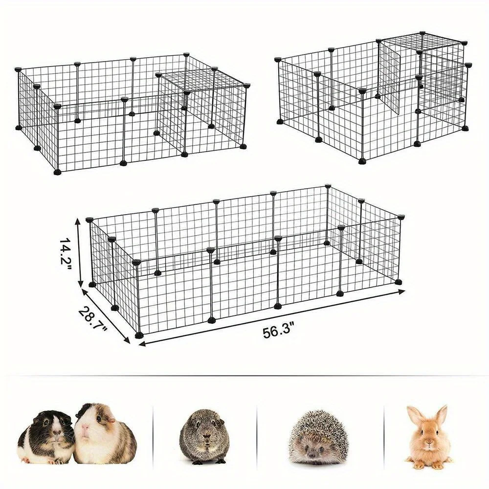 Parc portable pour animaux de compagnie, clôture pour chiot, clôture pour chien, exercice intérieur et extérieur