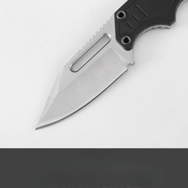 متعددة الأغراض مستقيم سكين 5Cr15MoV بليد G10 مقبض شعبية سلسلة عنق سكاكين التخييم الصيد السكاكين في الهواء الطلق EDC سكاكين الجيب #2