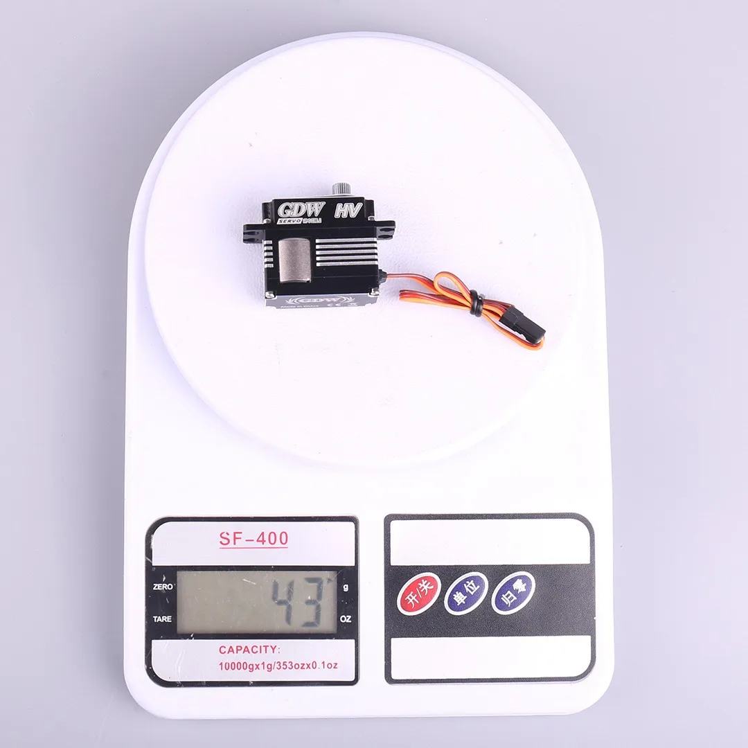 GDW DS595MG Digital Servo Coreless Motor Narrow Band Lock Tail Metal Gear Steering Gear For RC Helicopter 470L TG520 XL520 Car