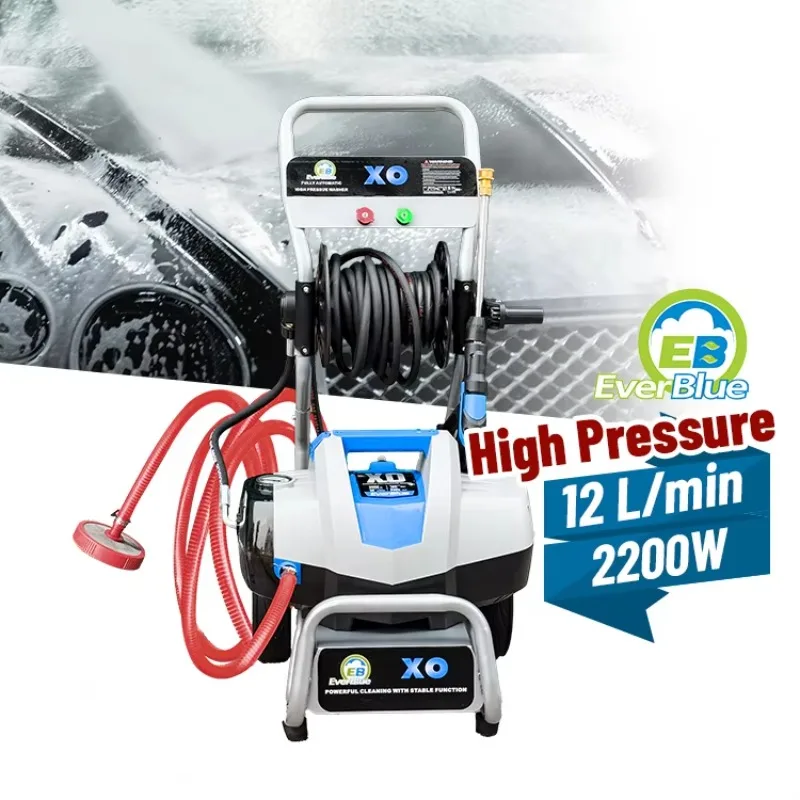 Electric 2200 High Pressure Cleaner Metal Car Wash Machine Pump Adjustable Pressure Cold Water Cleaning 2200W