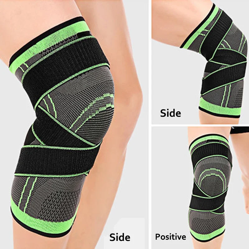 4 Pieces Sports Knee Pads Basketball Volleyball Tennis Knee Brace Support Crossfit Workout Training Kneepad wholesale