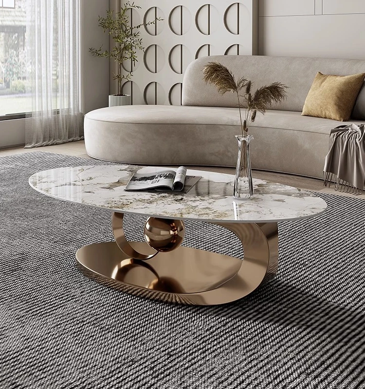 Movable Center Small Retro Simple Nordic Portable Luxury Modern Coffee Tables for Living Room Bed Side Table Bedroom - view 4