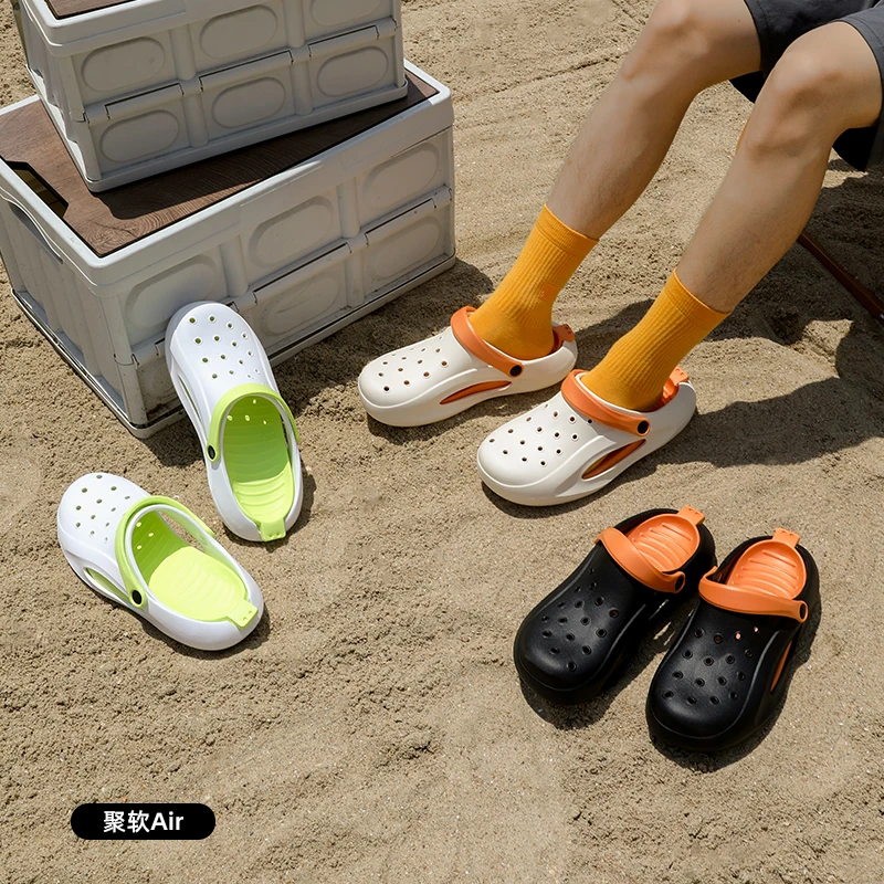 Moda uomo sandali da spiaggia zoccoli da esterno comode pantofole da interno Trend uomo scarpe Casual scarpe da giardino per la casa sandali da spiaggia da uomo