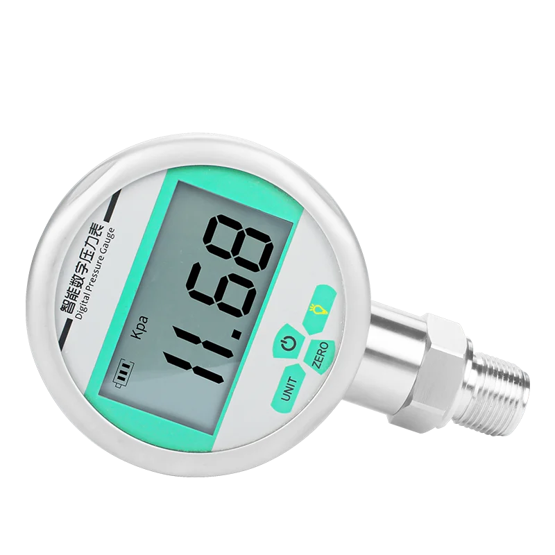 Digital Pressure Gauge 300bar 400bar -0.1~60Mpa M20*1.5 High Pressure Meter 80mm Radial Hydraulic Pressure Gauge