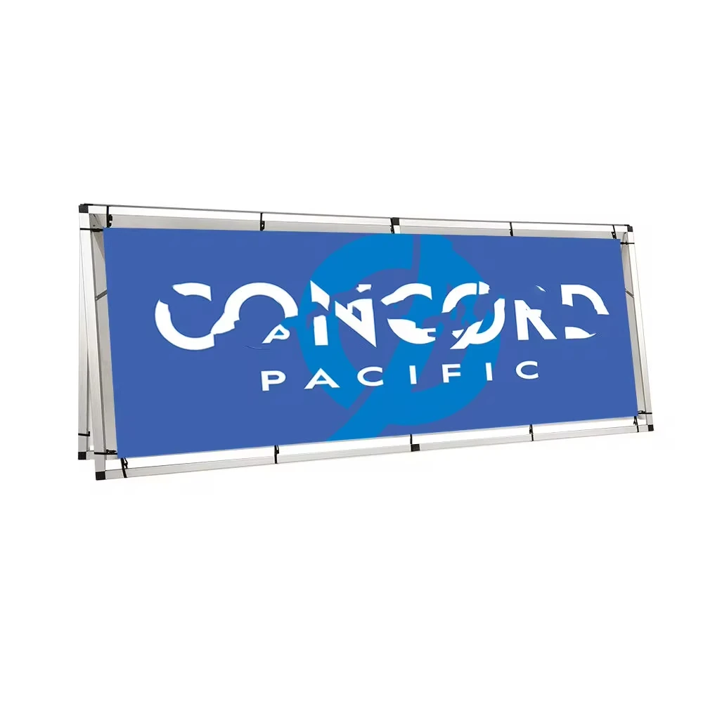 Pop Out A Frame Banners Sign Outdoor Advertising Folding A Frame Banner Stand Portable Custom Print Horizontal Pop Up Banner