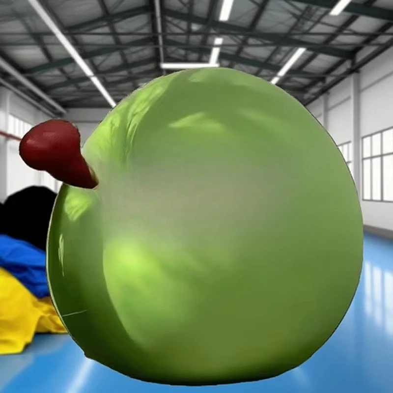 

Event advertisement with giant inflatable green apple balloons, inflatable custom fruit model balloons