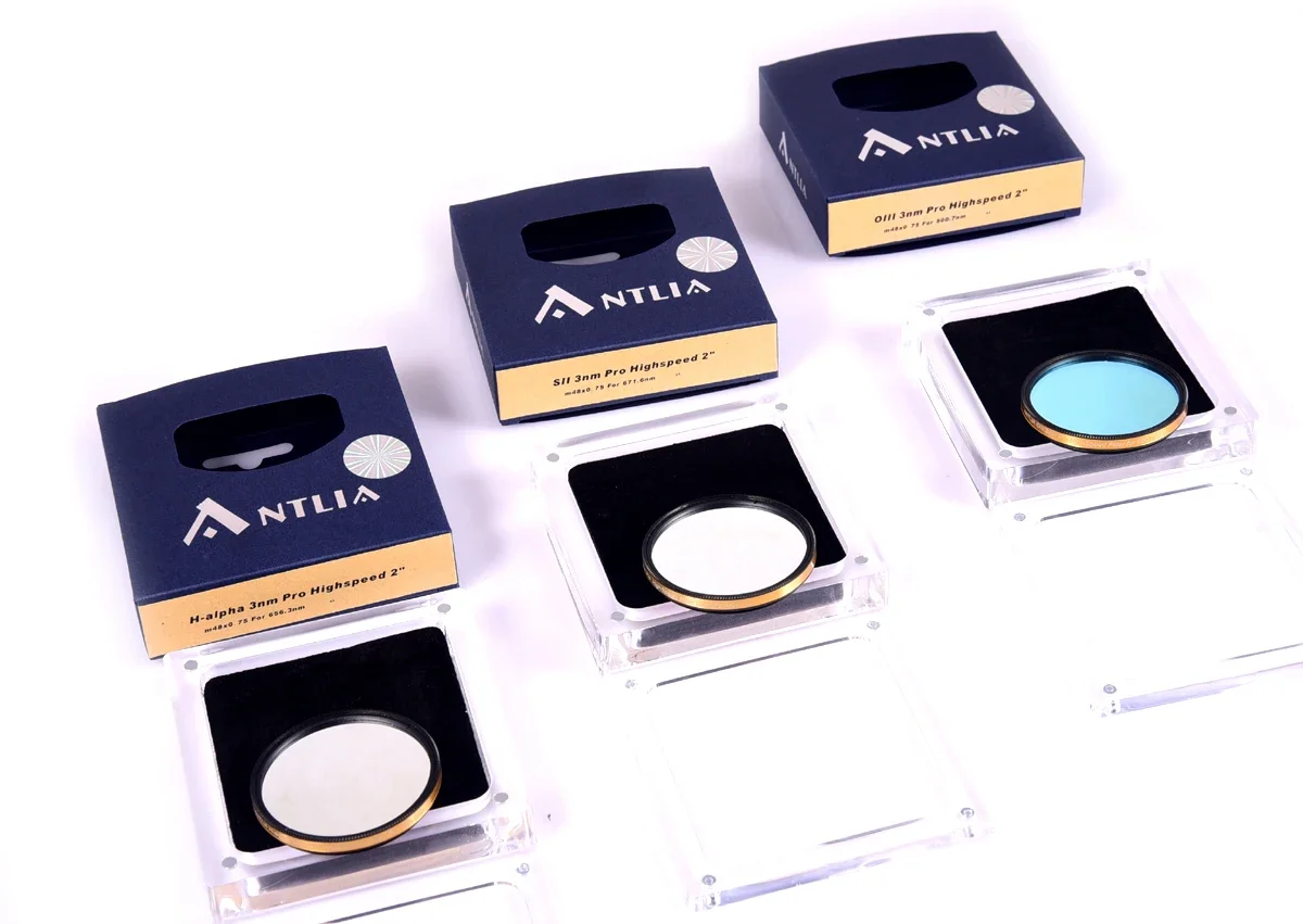 Antlia-Pro High Speed Astronomical Filter, Sulfur II (SII), H-Alpha (Ha), Oxygen III (OIII), (Single Piece)