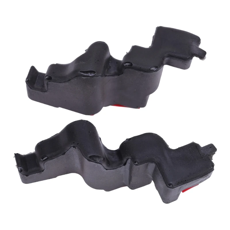 Hood Seal Buffer Block with Shaped Rubber Form Replacement That Uses the Existing Hood Clip Location without Drilling