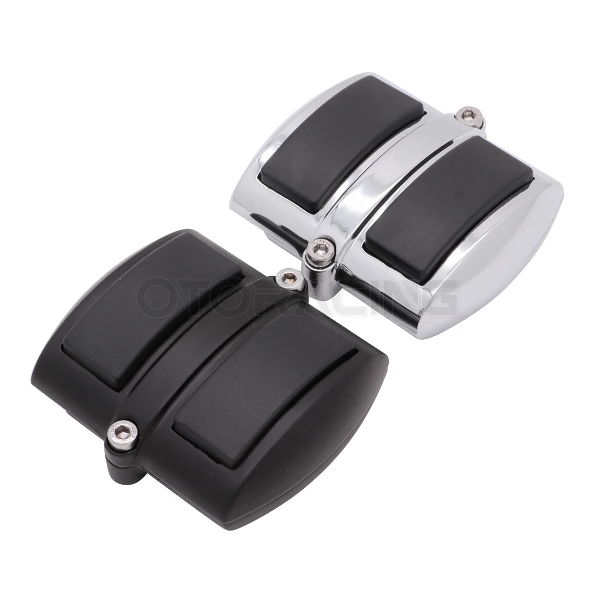 Acessórios para motocicleta, capa para pedal de freio de dedo do pé e calcanhar, para suzuki boulevard m50 c50 c90 volusia 800 vl800 marauder 800 intruder 1500lc