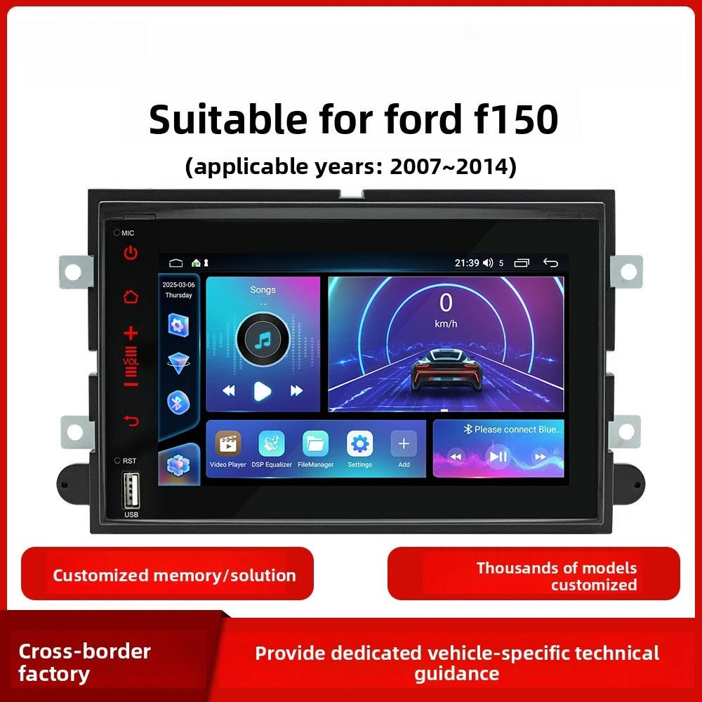 

Android Car Navigation Stereo for Ford F150, Carplay Central Control Dash Cam ford focus mk2