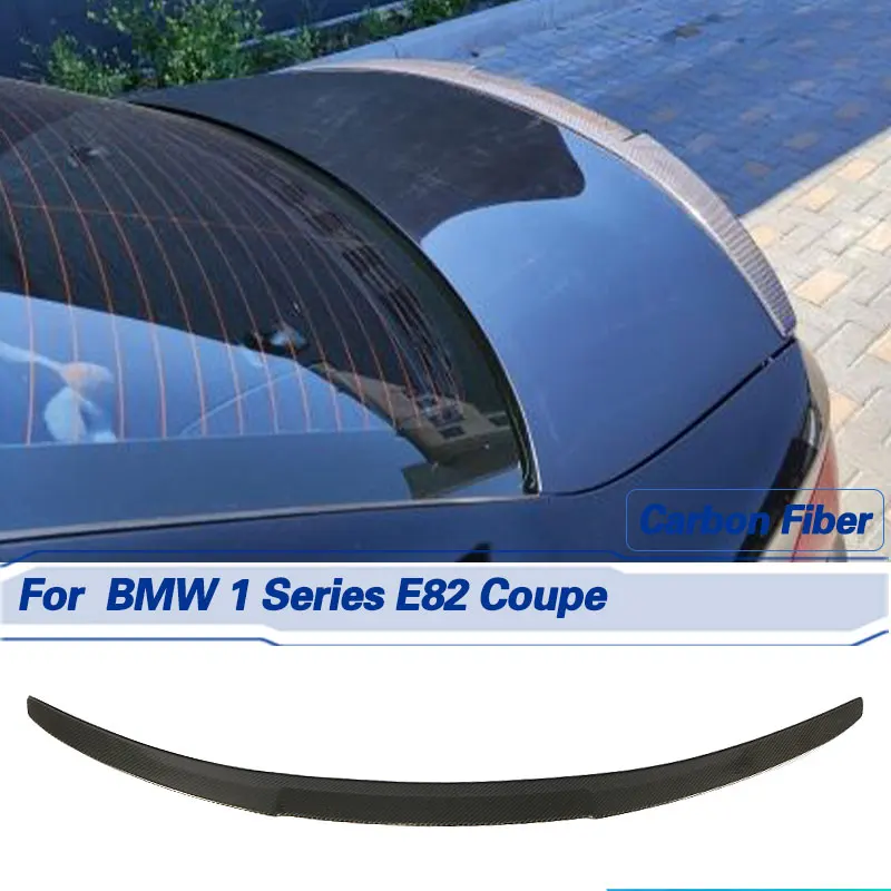 

Car Rear Trunk Spoiler Wings Carbon Fiber for BMW 1 Series E82 128i Coupe 2-Door 2007-2012 Rear Spoiler Boot Wing Lip Body Kit