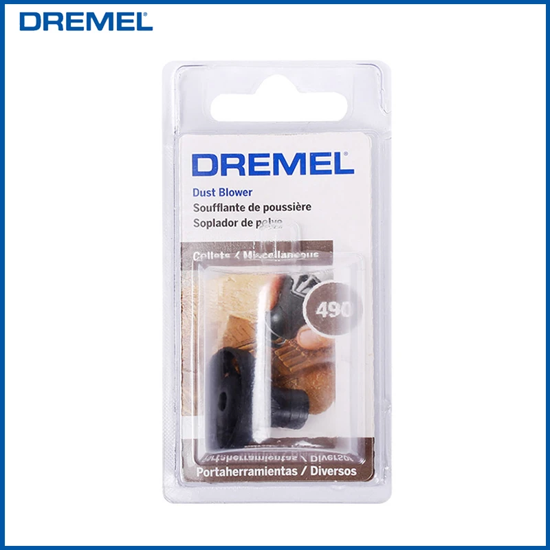 Imagem -03 - Dremel 490 Poeira Blower Acessório Ferramenta Rotativa Acessório para Lixar Gravura Entalhe se Encaixa na Dremel 8000 4000 3000 200 8220