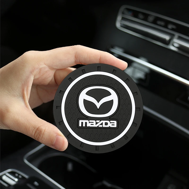 Pair Of Car Waterproof Pads Black Anti-Skid Pads Auto Parts For Mazda 3 6 Atenza Axela Demio CX3 CX5 MP MS RX8 image 6