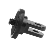 Metal 1/4 Mini Tripod Adapter Mount for GoPro Hero 11 10 9 8 7 5 6 4 Session SJCAM SJ4000 Xiaomi Yi 4K Eken H9 Action Camera