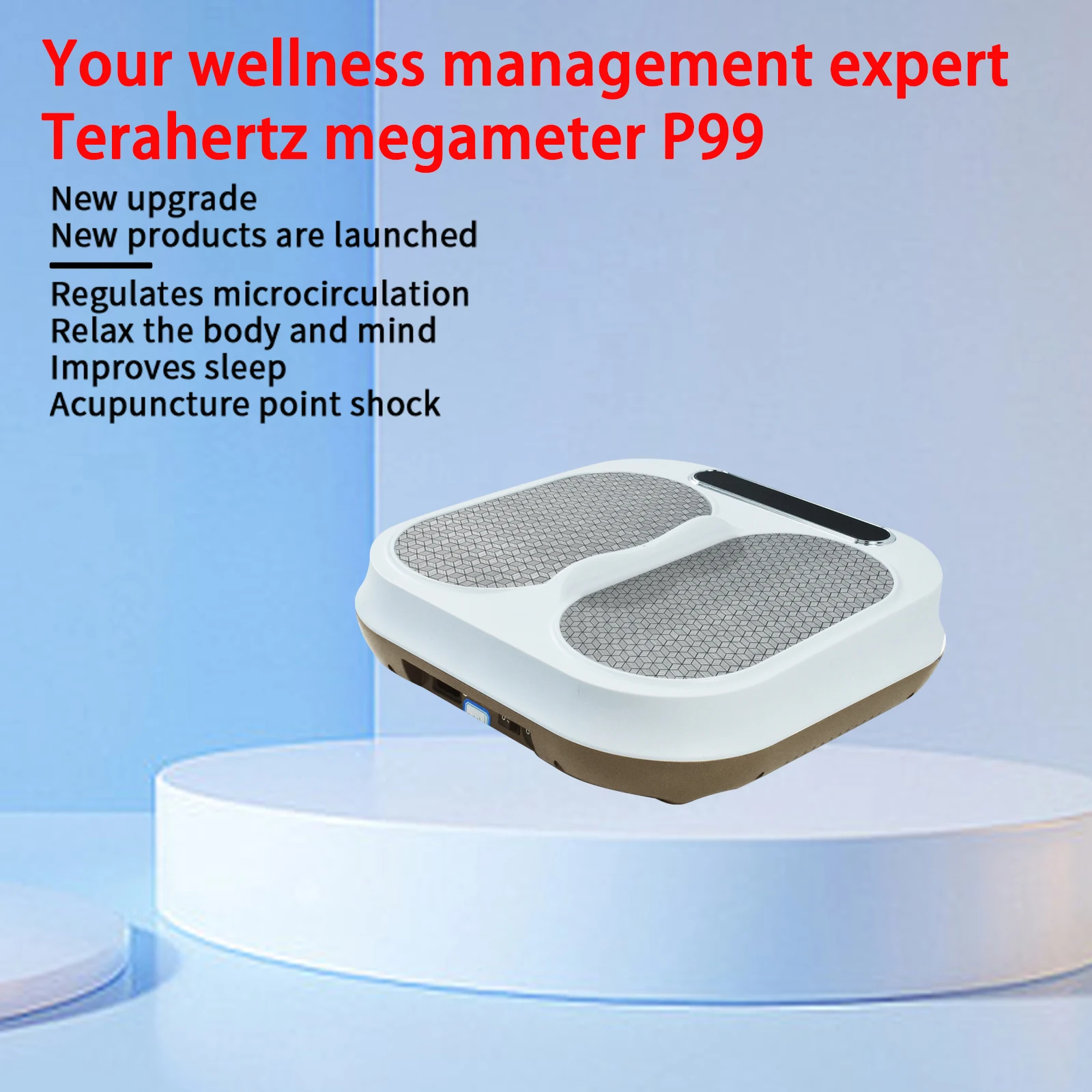 Tera P90 أحدث PEMF P99 تيراهيرتز آلة تدليك القدم العلاج الأصلي الدورة الدموية لتخفيف الآلام أجهزة سبا القدم ميريديان