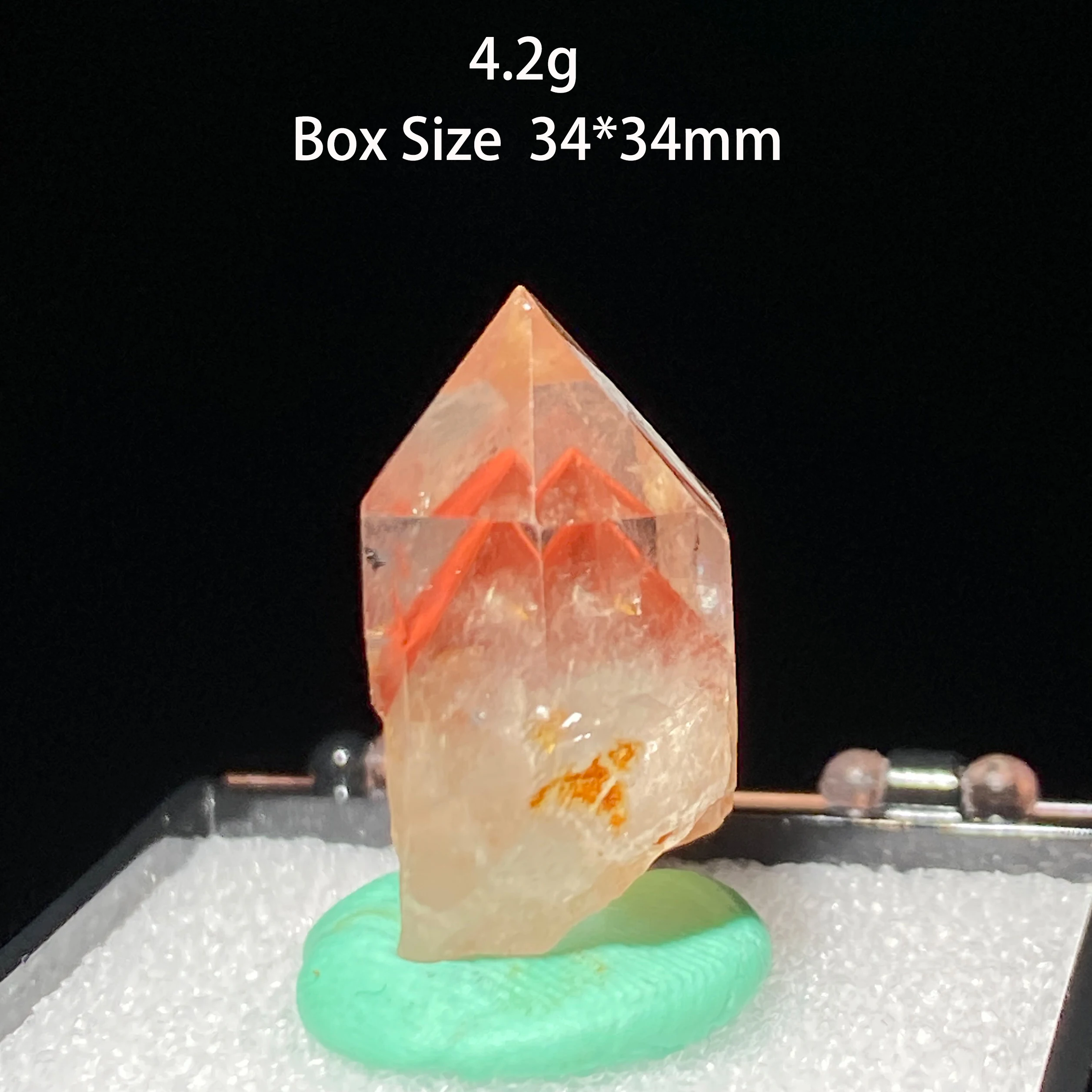 100% Natural Stone Red Crystal Quartz Cluster Red Shadow Mountain Mineral Specimen Raw Rock Decoration Healing