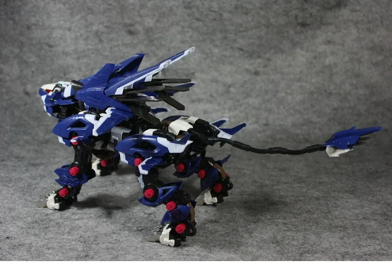 BT Building Blocks ZOIDS RZ-041 Liger ZERO Jager Blue Lion 1:72 Scale Full Action Plastic Kit Assemble Model Birthday Gifts
