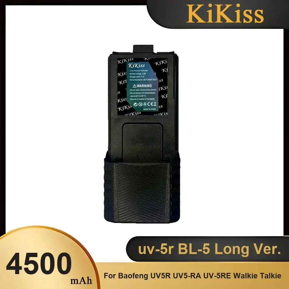 

uv-5r BL-5 Long Ver. Аккумулятор для мобильного телефона Baofeng UV5R UV5-RA UV-5RE, мощные батареи для рации