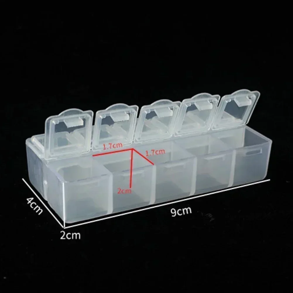 Multifunction Organizer Case 10 Grids Compartment Plastic Storage Box Screw Holder Case Organizer Container Plastic Storage Box